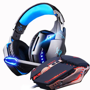Gaming Headset and Gaming Mouse 4000 DPI